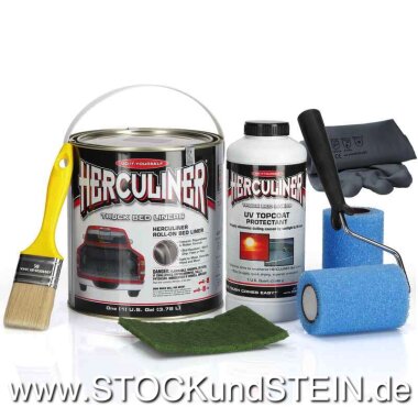 HERCULINER Beschichtung Kit schwarz inkl. UV Schutz 3,78...