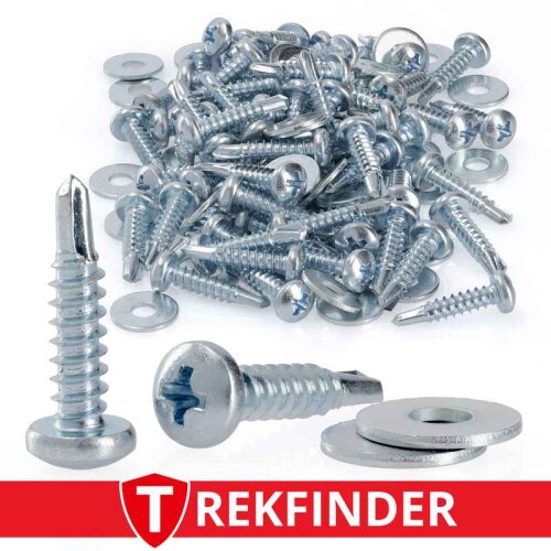 Schraubensatz 60 Stück Schrauben & Unterlegscheiben