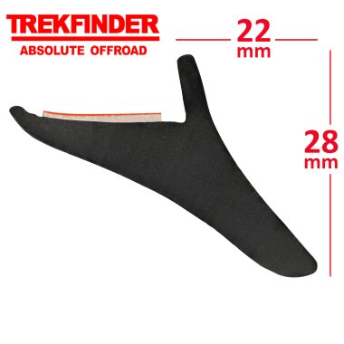 Kotflügelverbreiterung TREKFINDER universal: 1 Stück / 22 mm breit / 35 cm lang
