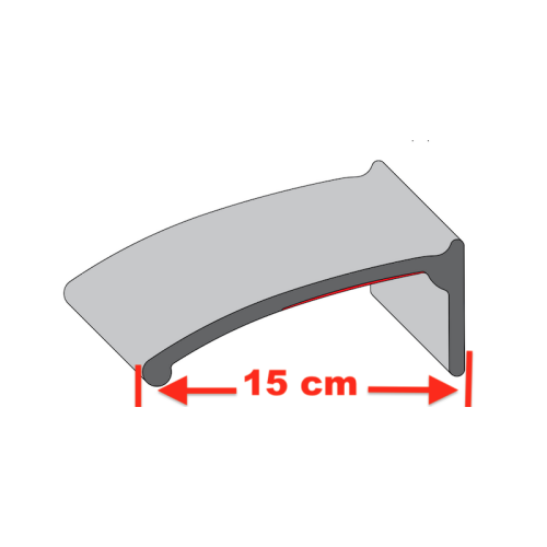 Kotflügelverbreiterung TREKFINDER universal: 1 Stück / 15 cm breit / 150 cm lang / inkl. TÜV®