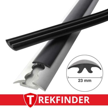 Abdeckprofil für Airlineschiene TREKFINDER / 23 mm...