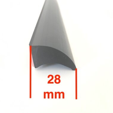 Kotflügelverbreiterung universal 28 mm breit inkl. TÜV® von TREKFINDER | Modellreihe: Landsberg | aus Gummi