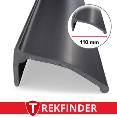 Kotflügelverbreiterung universal 110 mm breit inkl. TÜV® von TREKFINDER | Modellreihe: Freiburg | aus Gummi