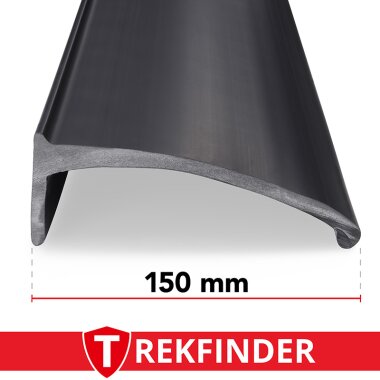 Kotflügelverbreiterung universal 150 mm breit inkl. TÜV® von TREKFINDER | Modellreihe: Freiburg | 150 cm (1 Stück 150 cm) | aus Gummi