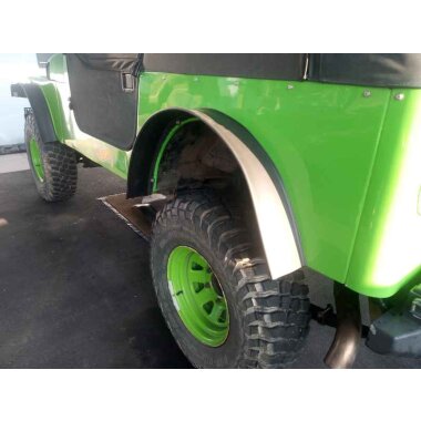 Kotflügelverbreiterung universal 110 mm breit inkl. TÜV® von TREKFINDER | Modellreihe: Freiburg | 600 cm (2 Stück a 300 cm) | aus Gummi