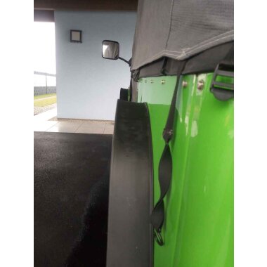 Kotflügelverbreiterung universal 110 mm breit inkl. TÜV® von TREKFINDER | Modellreihe: Freiburg | 600 cm (2 Stück a 300 cm) | aus Gummi
