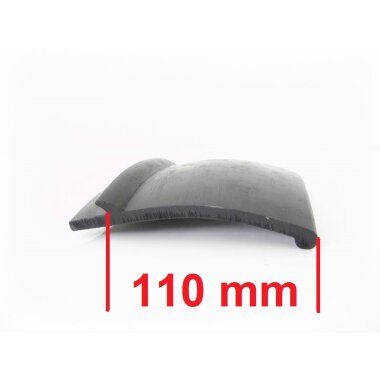 Kotflügelverbreiterung universal 110 mm breit inkl. TÜV® von TREKFINDER | Modellreihe: Augsburg | 300 cm (1 Stück 300 cm) | aus Gummi