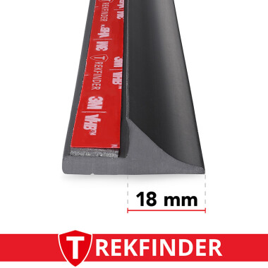Kotflügelverbreiterung universal 18 mm breit von TREKFINDER | Modellreihe: Heidelberg | aus Gummi Muster (1 Stück 15 cm)