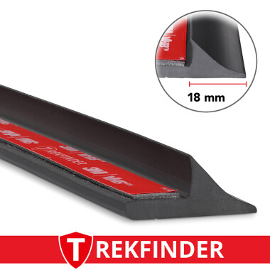 Kotflügelverbreiterung universal 18 mm breit von TREKFINDER | Modellreihe: Heidelberg | aus Gummi Muster (1 Stück 15 cm)