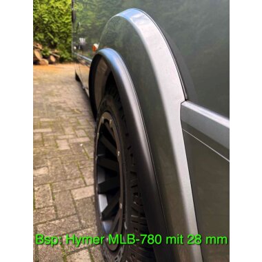 Kotflügelverbreiterung universal 28 mm breit von TREKFINDER | Modellreihe: Landsberg | aus Gummi Muster (1 Stück 15 cm)