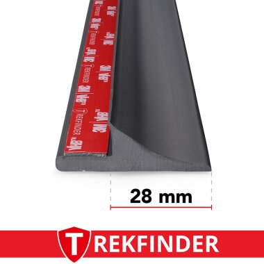 Kotflügelverbreiterung universal 28 mm breit von TREKFINDER | Modellreihe: Heidelberg | aus Gummi Muster (1 Stück 15 cm)