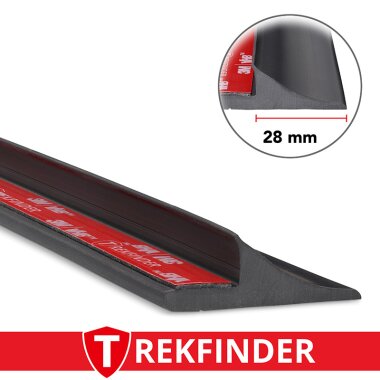 Kotflügelverbreiterung universal 28 mm breit von TREKFINDER | Modellreihe: Heidelberg | aus Gummi Muster (1 Stück 15 cm)