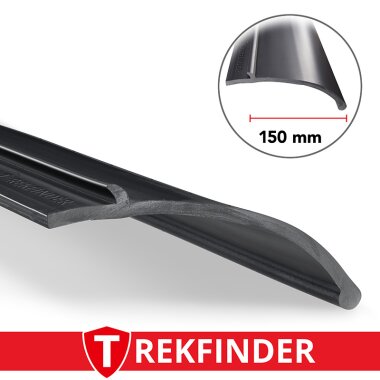 Kotflügelverbreiterung universal 150 mm breit inkl. TÜV® von TREKFINDER | Modellreihe: Augsburg | aus Gummi 400 cm (1 Stück 400 cm)