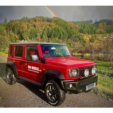 Höherlegungsfahrwerk TREKFINDER für SUZUKI Jimny II XL JC 74 / +40 mm / härteverstellbar / Eintragung nach §21 / keine ABE / kein TÜV Teilegutachten / keine TTG