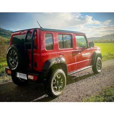 Höherlegungsfahrwerk TREKFINDER für SUZUKI Jimny II XL JC 74 / +40 mm / härteverstellbar / Eintragung nach §21 / keine ABE / kein TÜV Teilegutachten / keine TTG