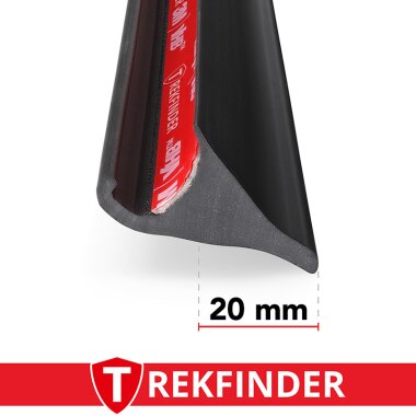 Kotflügelverbreiterung für LR DEFENDER 20 mm breit inkl. TÜV® von TREKFINDER | Modellreihe: Heidelberg | aus Gummi 300 cm (2 Stück a 150 cm)