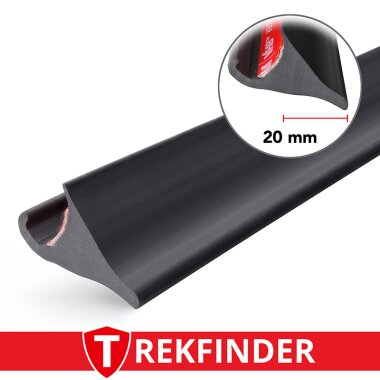 Kotflügelverbreiterung für LR DEFENDER 20 mm breit inkl. TÜV® von TREKFINDER | Modellreihe: Heidelberg | aus Gummi 300 cm (2 Stück a 150 cm)