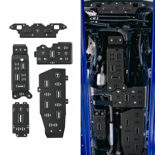 Unterfahrschutz-Set TREKFINDER für BAW 212 Diesel 5-teilig Aluminium 5 mm